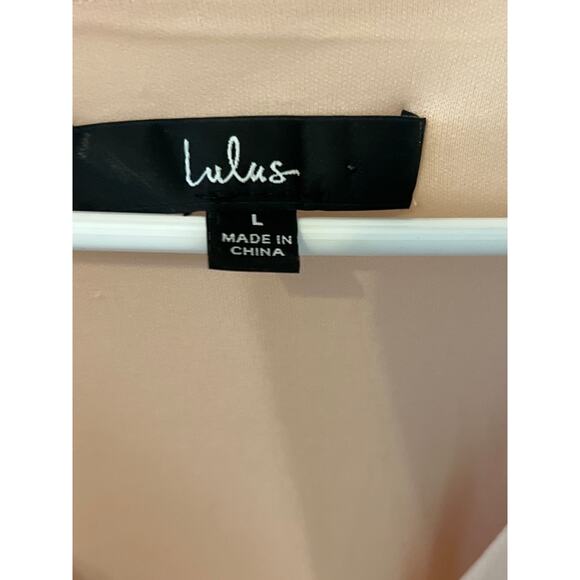 Lulus Wonderous Water Lilies Blush Pink Maxi Dress Indie Boho Size Large Cottage - Picture 3 of 6